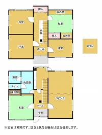 西条市下島山甲220-139 西条市下島山甲 一戸建 西条市下島山甲　中古住宅の間取り