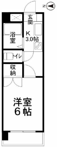 愛媛県松山市中村5丁目190番地2 メゾン・ド・リセ の間取り