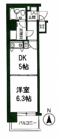 愛媛県松山市味酒町1丁目2月3日 朝日プラザステーションコア松山 の間取り