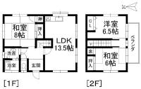 愛媛県松山市白水台4丁目5番地13 松山市白水台 一戸建 の間取り