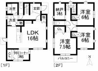 愛媛県松山市保免上1丁目31番7 松山市保免上 一戸建 の間取り