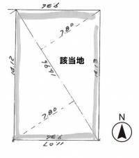 愛媛県松山市畑寺1丁目718番17 松山市畑寺  の区画図