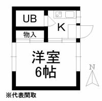 愛媛県松山市土居田町687番地6 土居田町売コーポ の間取り