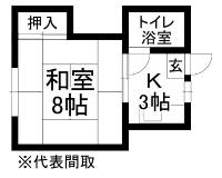 愛媛県松山市宮西1丁目44番地4 宮西1丁目一棟売マンション の間取り