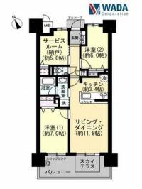 綾歌郡宇多津町浜四番丁 ロイヤルガーデン宇多津四番丁第3 の間取り