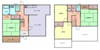 四国中央市土居町北野 四国中央市土居町北野 一戸建 関川中古住宅の間取り