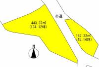 四国中央市川滝町下山1351-1 四国中央市川滝町下山 の区画図