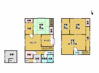 四国中央市上分町1130-5 四国中央市上分町 一戸建 の間取り