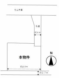 松山市平井町 松山市平井町 の区画図