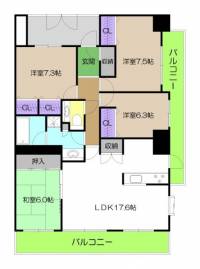 高知県高知市針木東町26-43 針木ガーデンヒルズ の間取り