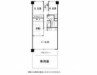 高知県高知市朝倉西町２丁目16-12 アーネスト針木 102 の間取り