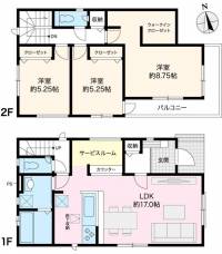 高知県高知市札場14 高知市札場 一戸建 の間取り