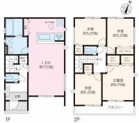 高知県高知市桟橋通３丁目24 高知市桟橋通 一戸建 の間取り