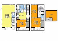 高知県高知市新本町１丁目14-5 高知市新本町 一戸建 の間取り