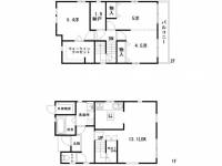 高知県高知市神田2374-5 高知市神田 一戸建 の間取り