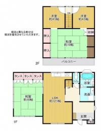 高知県高知市神田1732-33 高知市神田 一戸建 の間取り