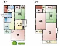 高知県高知市小倉町8-15 高知市小倉町 一戸建 の間取り