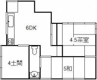 高知県高知市新本町２丁目17-16 高知市新本町 一戸建 の間取り