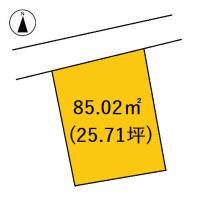 高知県高知市神田236-74 高知市神田  の区画図
