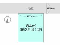 高知県高知市横浜西町38-17 高知市横浜西町  の区画図