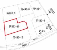 高知県高知市朝倉丙483-10 高知市朝倉丙  の区画図