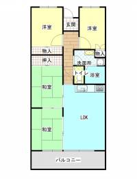 高知県高知市大谷公園町16-1 アーネスト大谷公園 の間取り