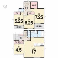 南国市大そね甲 南国市大そね甲 一戸建 南国市大そね甲3期2棟 2号棟の間取り