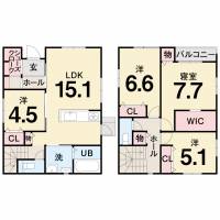 高知市朝倉丙 高知市朝倉丙 一戸建 ⑬の間取り