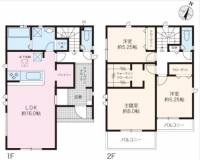 高知市桟橋通3-119-2 高知市桟橋通 一戸建 ５期３棟1号地の間取り