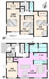 高知市針木東町 高知市針木東町 一戸建 針木東町3期3棟1号地の間取り