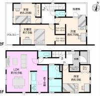 高知市針木東町 高知市針木東町 一戸建 針木東町3期3棟2号地の間取り