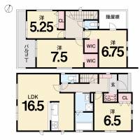 高知市針木東町 高知市針木東町 一戸建 針木東町3期3棟2号地の間取り