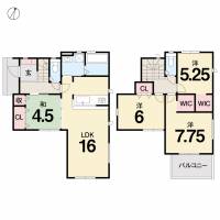 高知市東石立町 高知市東石立町 一戸建 4期1号棟の間取り