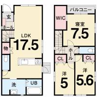 高知市北竹島町 高知市北竹島町 一戸建 ⑥の間取り