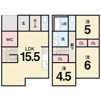 高知市一ツ橋町２丁目 高知市一ツ橋町 一戸建 5号地の間取り