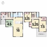 高知市中万々 高知市中万々 一戸建 の間取り