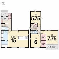 高知市百石町1 高知市百石町 一戸建 ６期1棟1の間取り