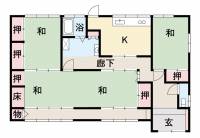 高知市瀬戸東町2-48 高知市瀬戸東町 一戸建 の間取り