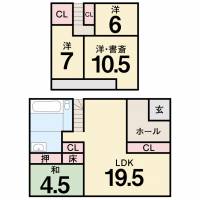 高知市大津甲 高知市大津甲 一戸建 ひなたタウンの間取り