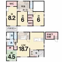 南国市西野田町２丁目 南国市西野田町 一戸建 の間取り