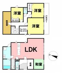 高知市神田 高知市神田 一戸建 の間取り