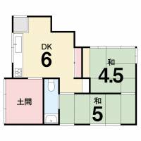 高知市新本町2 高知市新本町 一戸建 の間取り