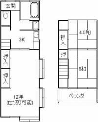 高知市一宮中町１丁目 高知市一宮中町 一戸建 の間取り