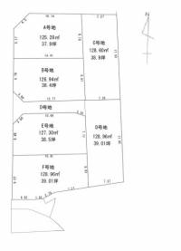 吾川郡いの町 吾川郡いの町 Ｅ号地の区画図