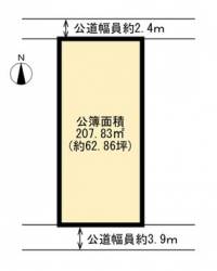 高知県高知市上町１丁目 高知市上町  の区画図