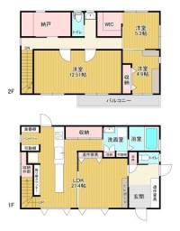 高知県高知市春野町南ケ丘７丁目 高知市春野町南ケ丘 一戸建 の間取り