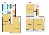 高知県高知市西久万 高知市西久万 一戸建 の間取り