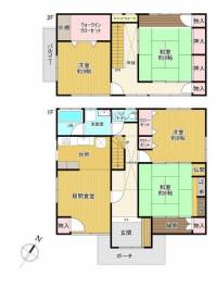 高知県高知市十津２丁目 高知市十津 一戸建 の間取り