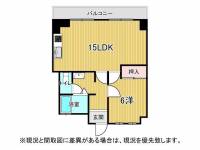 高知市南ノ丸町 ASハイライン 306号の間取り