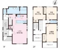 高知市桟橋通3丁目 高知市桟橋通 一戸建 （5期3棟2）の間取り